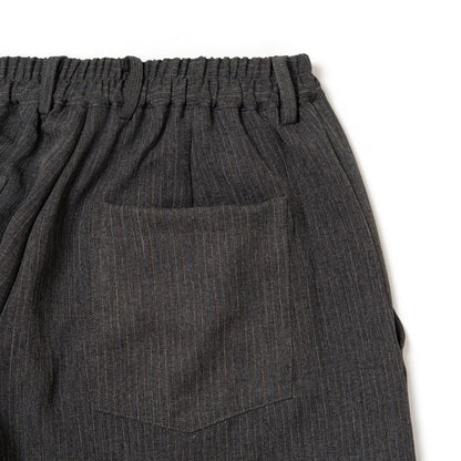 DAITA BARREL PANTS SEMI WOOL GRAY