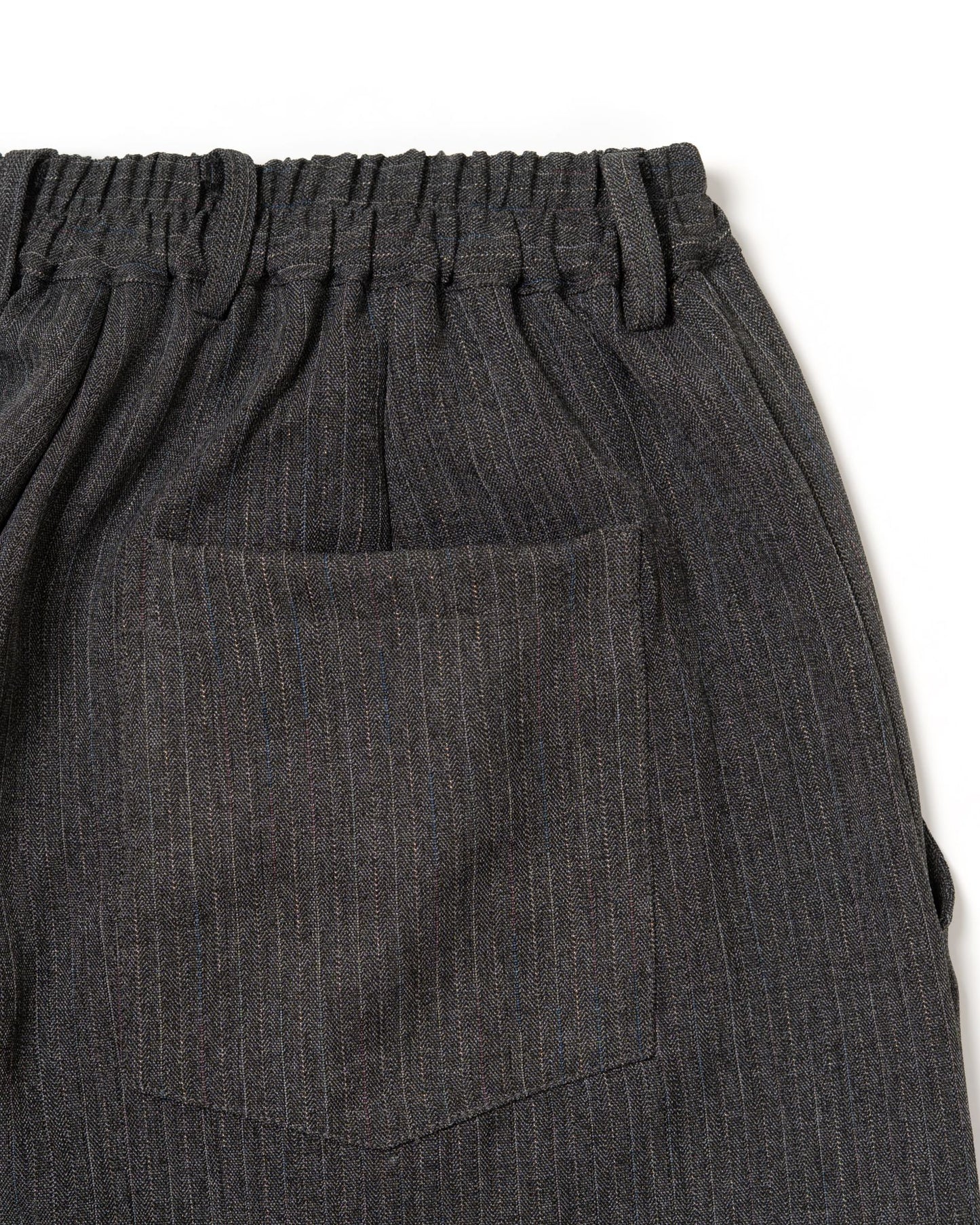 DAITA BARREL PANTS SEMI WOOL GRAY
