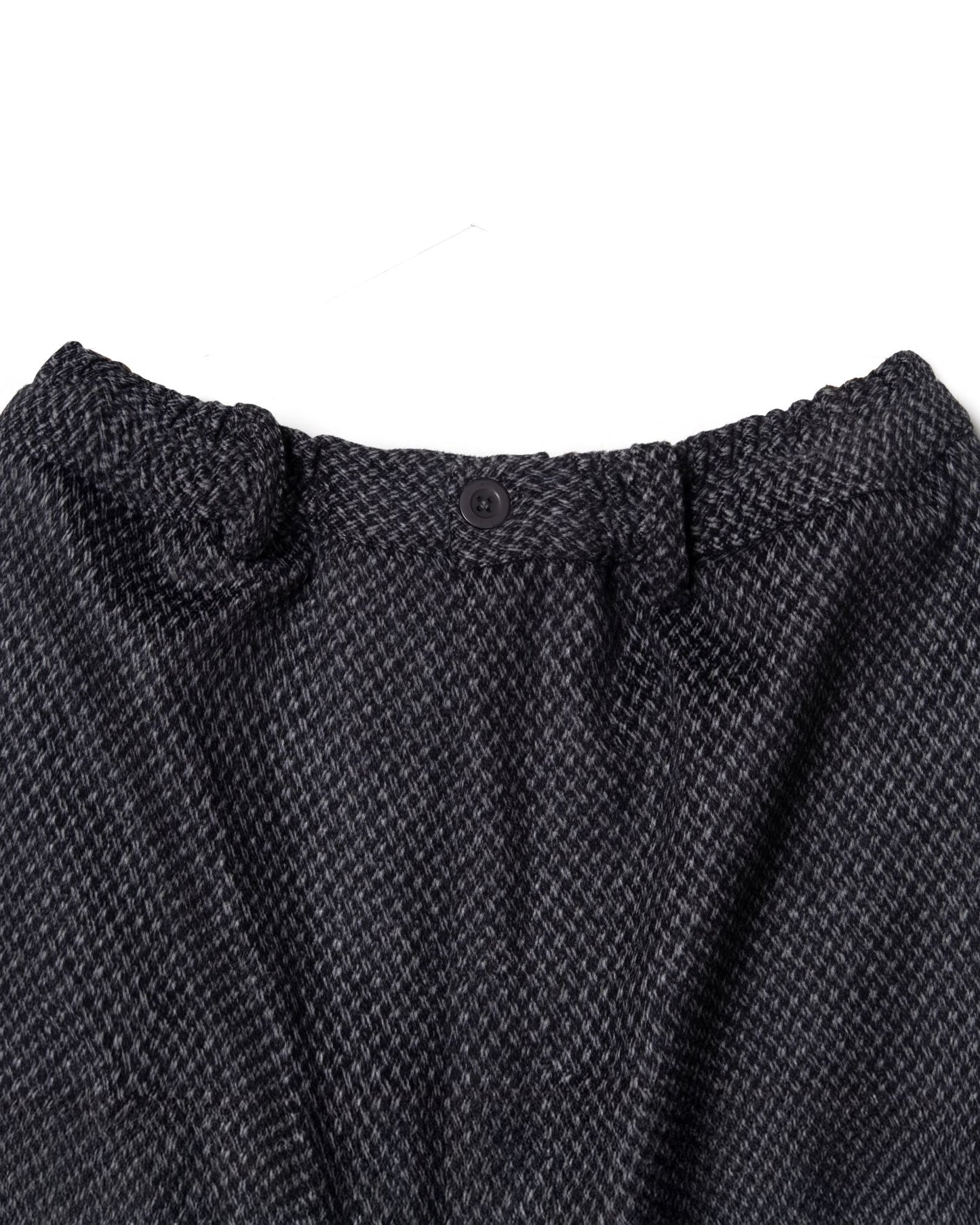 DAITA BARREL PANTS SEMI WOOL PATTERN GRAY