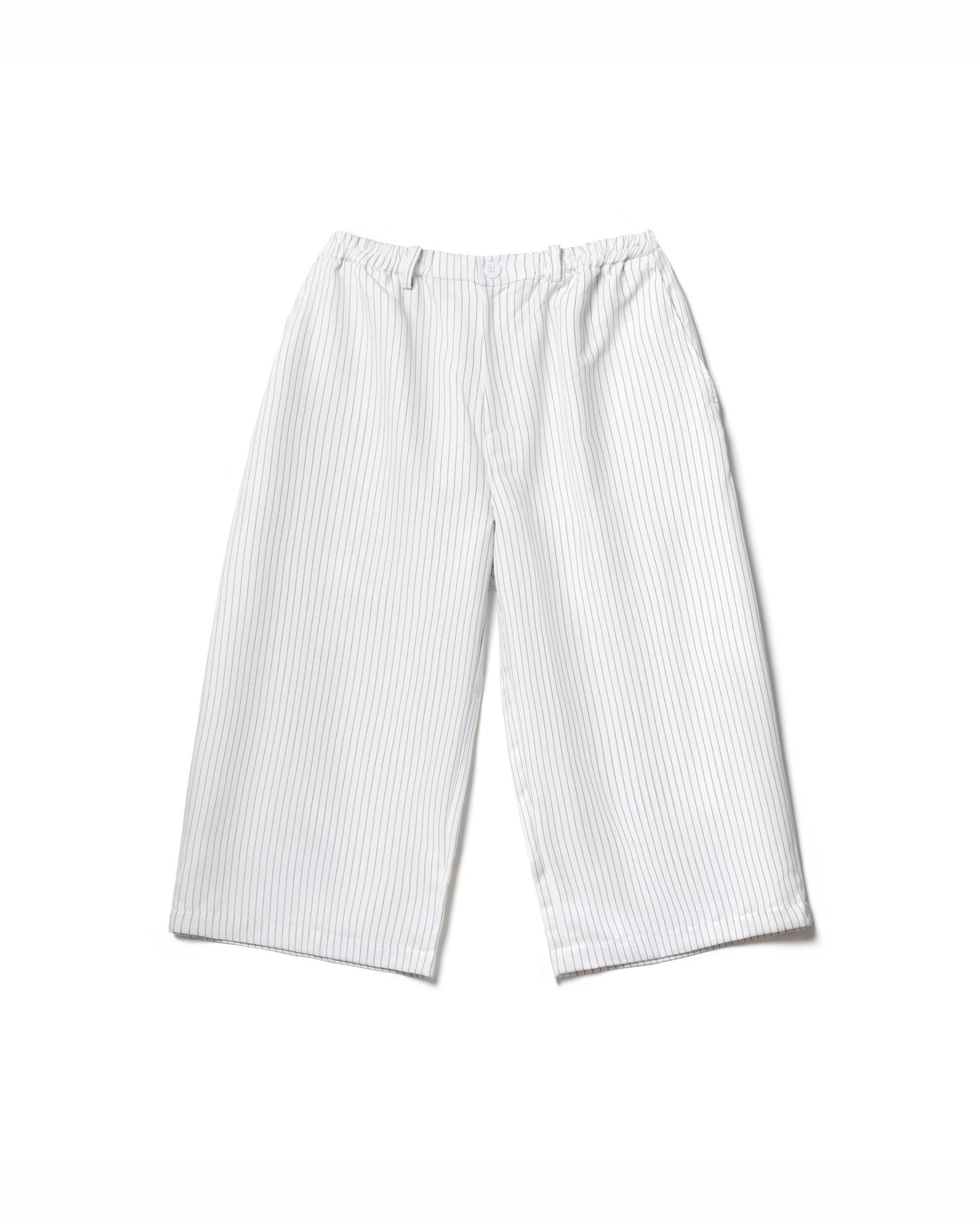 DAITA BARREL PANTS SEMI WOOL WHITE