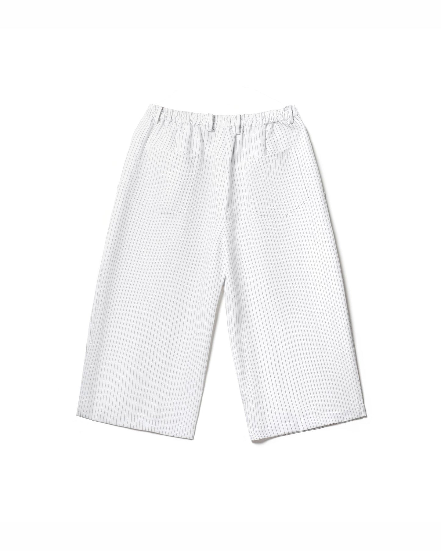 DAITA BARREL PANTS SEMI WOOL WHITE