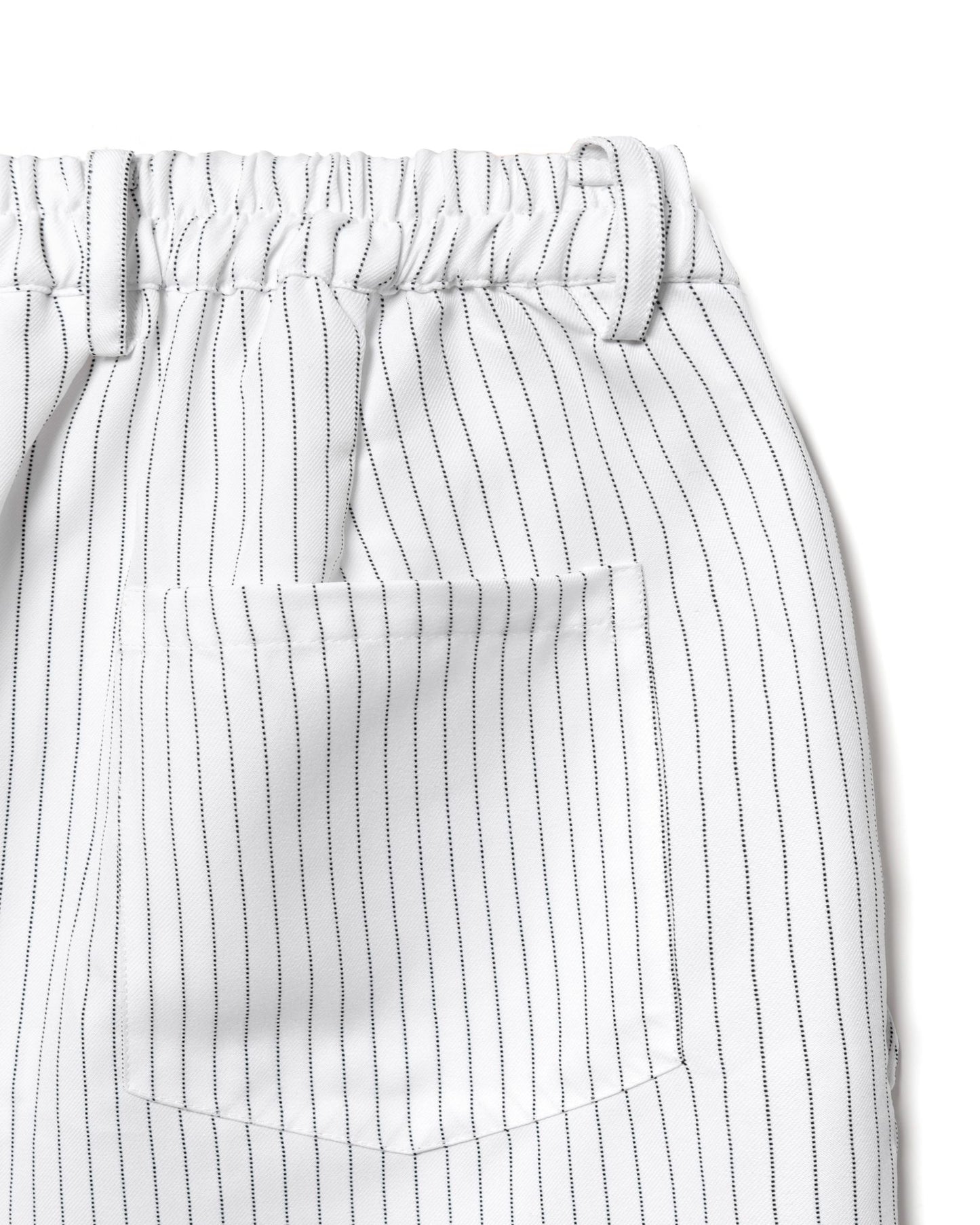 DAITA BARREL PANTS SEMI WOOL WHITE