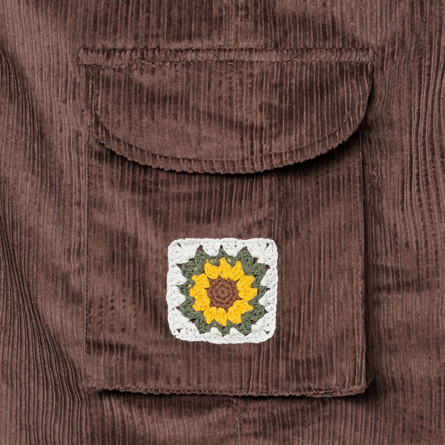 CARGO SHORTS CORDUROY DARK BROWN