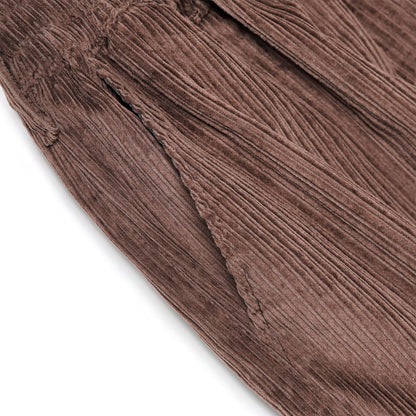 CARGO SHORTS CORDUROY DARK BROWN