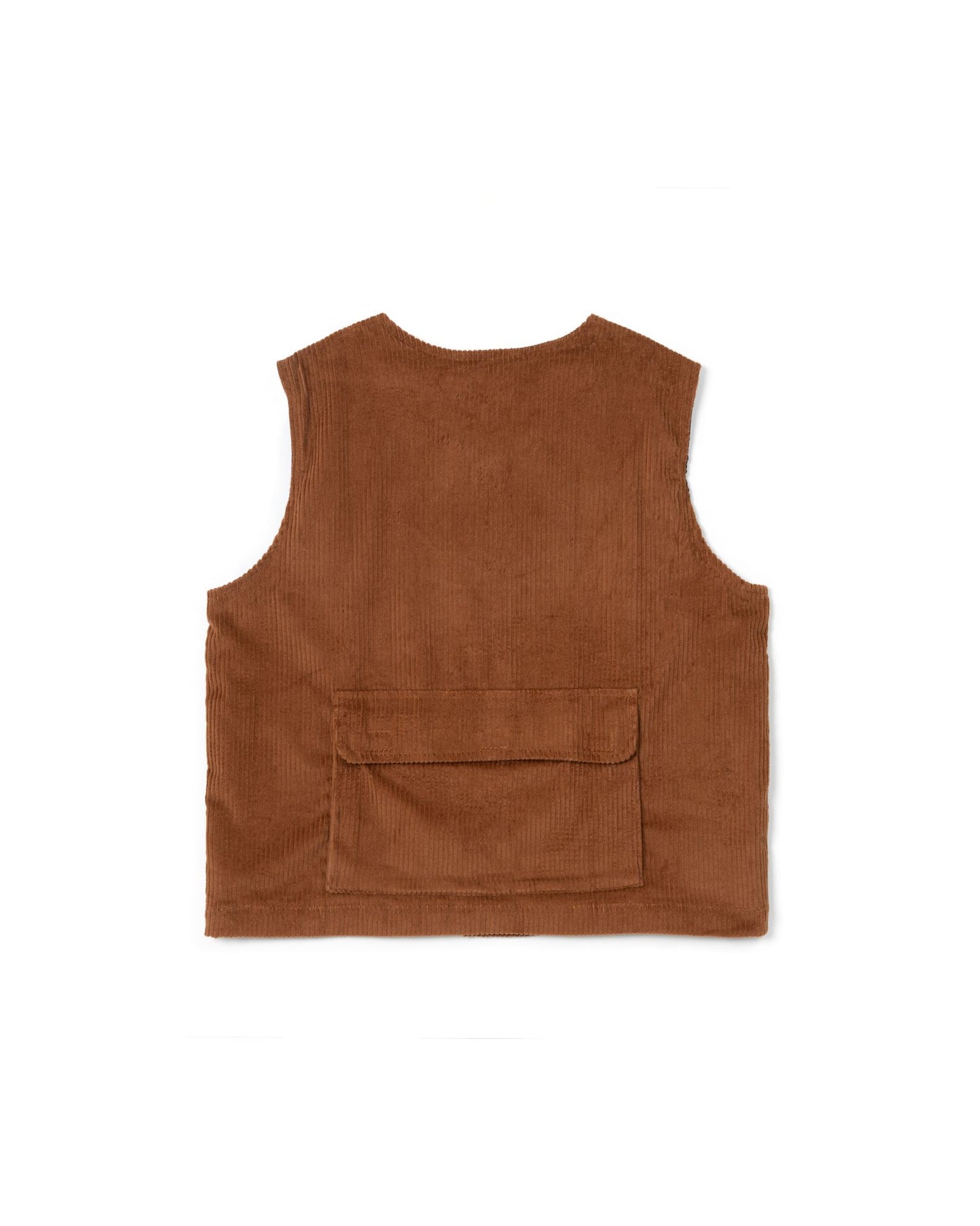 DEMUSAN VEST CORDUROY BROWN TNOI