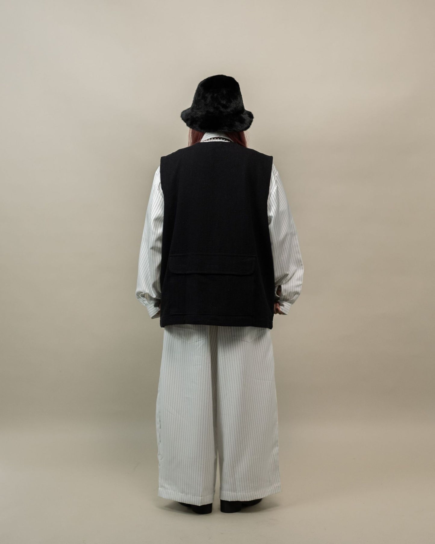 DEMUSAN VEST SASHI ORI BLACK