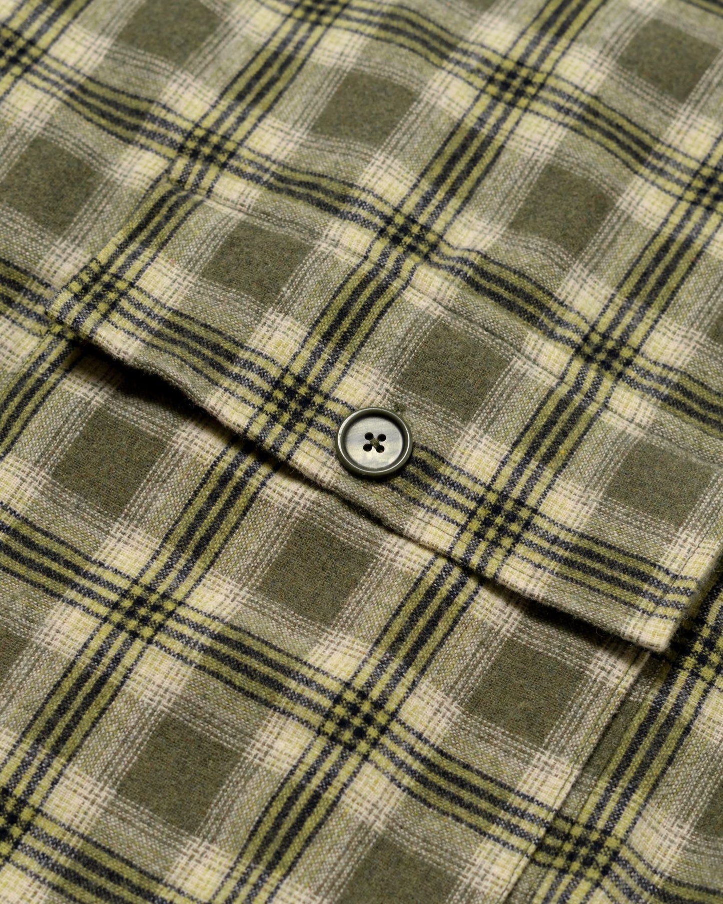 DEMUSAN VEST SEMI WOOL CHECKERED GREEN