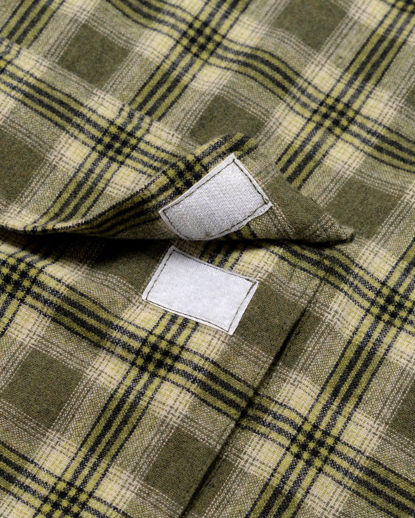 DEMUSAN VEST SEMI WOOL CHECKERED GREEN