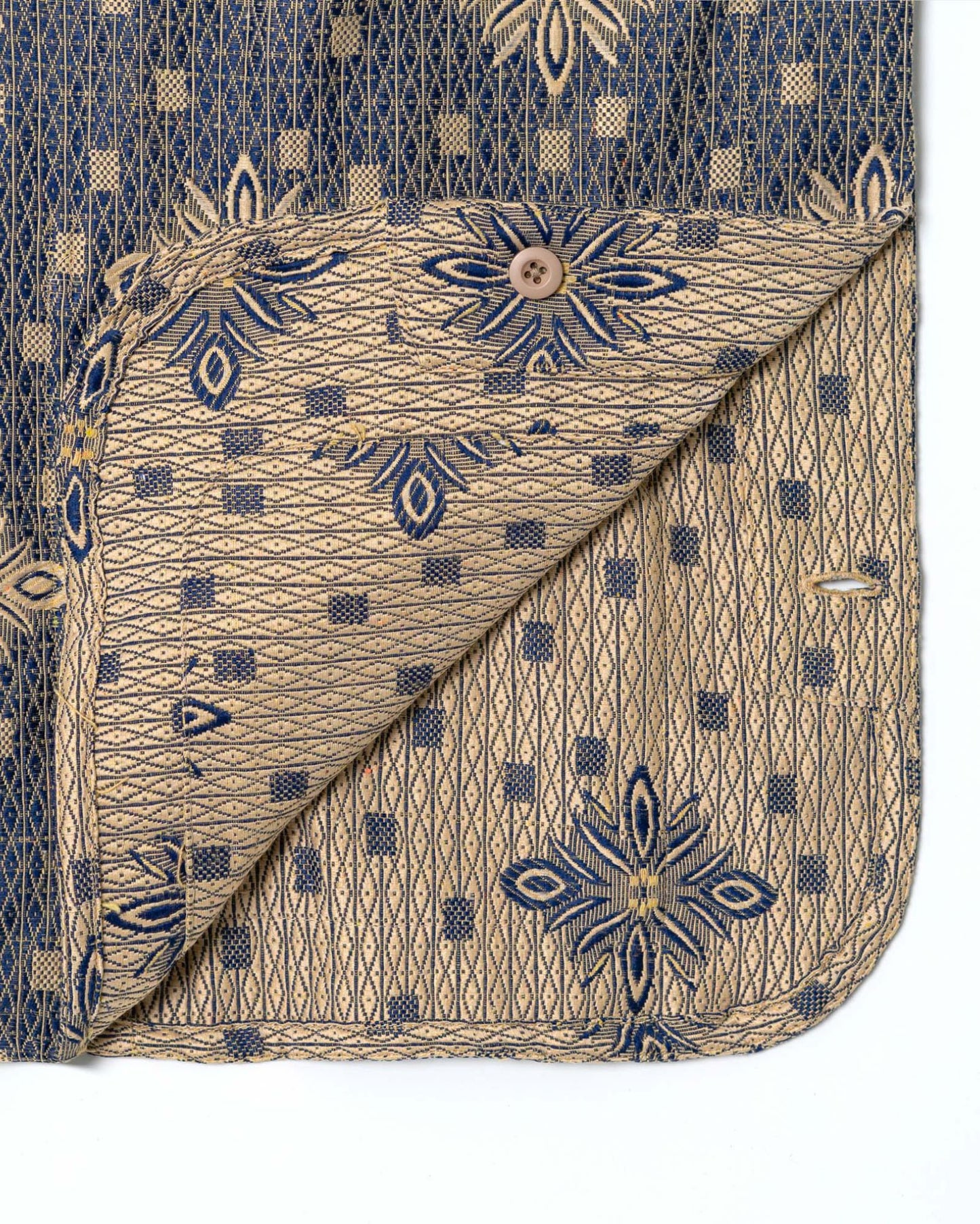DORU VEST ANTIQUE BLUE CREAM TNOI