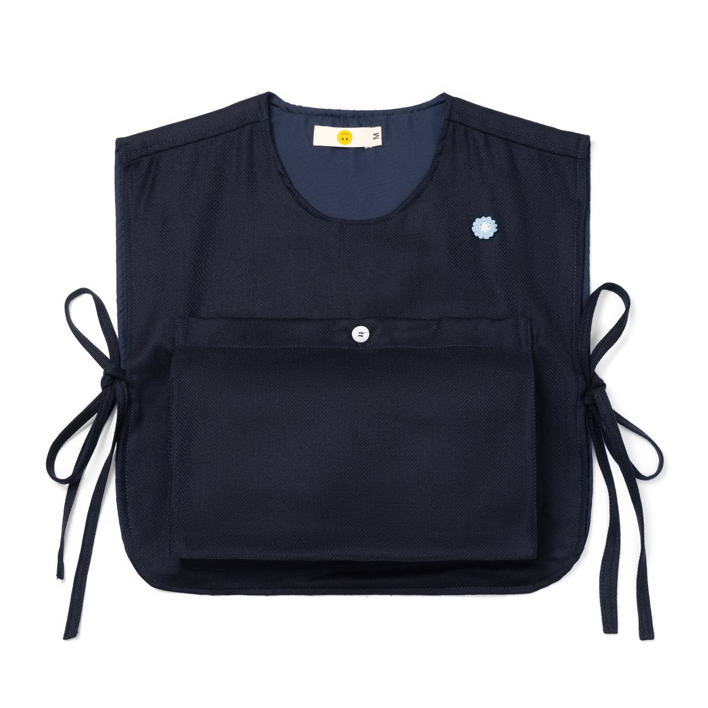 FOSHO VEST SEMI WOOL NAVY