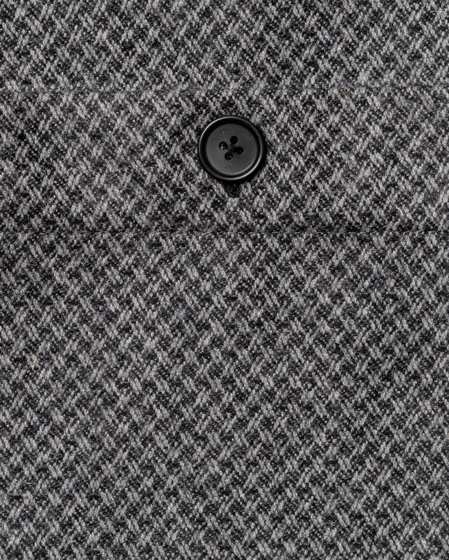 FOSHO VEST SEMI WOOL PATTERN GRAY