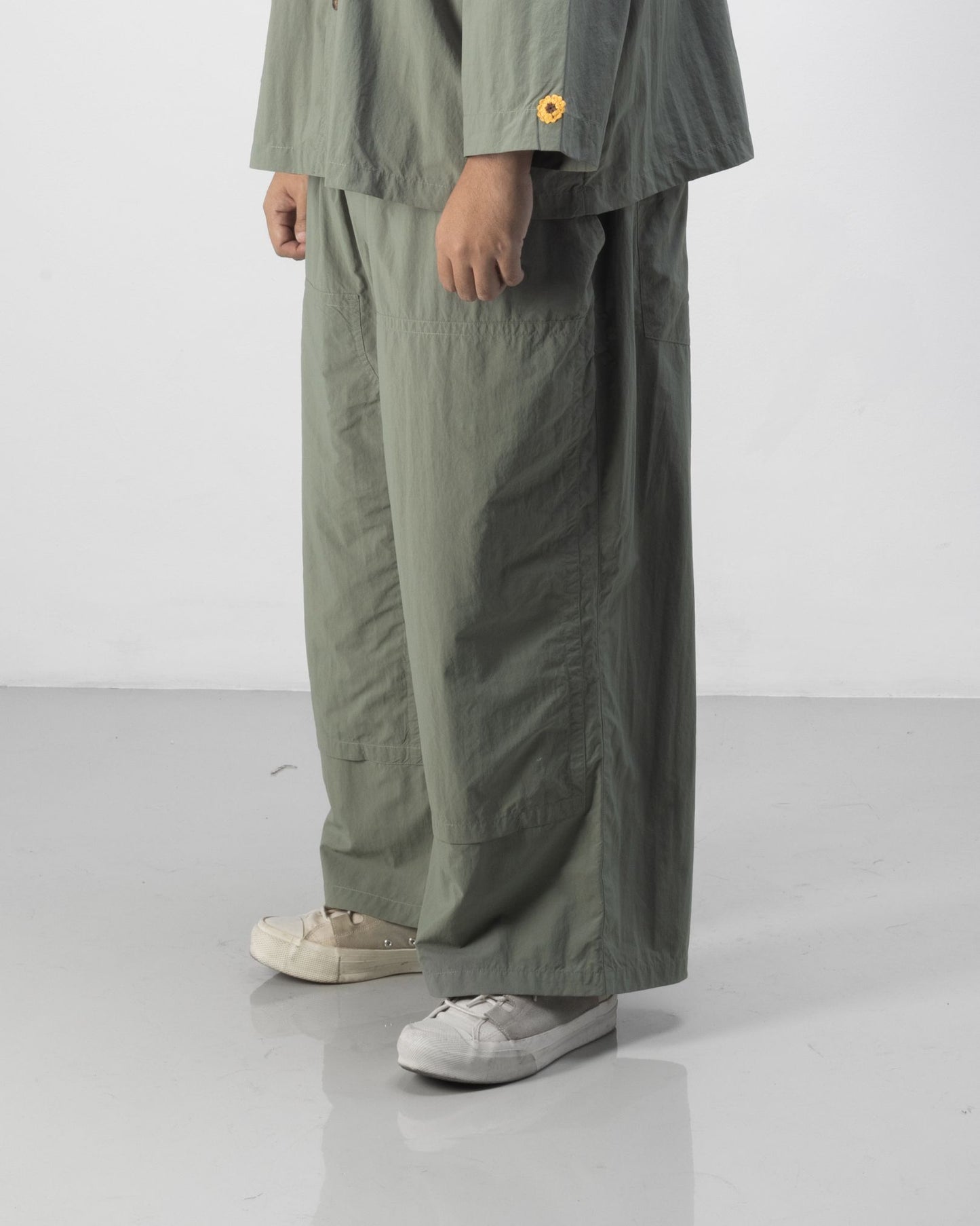 GEBA PANTS GRAY GREEN‎ ‎ ‎