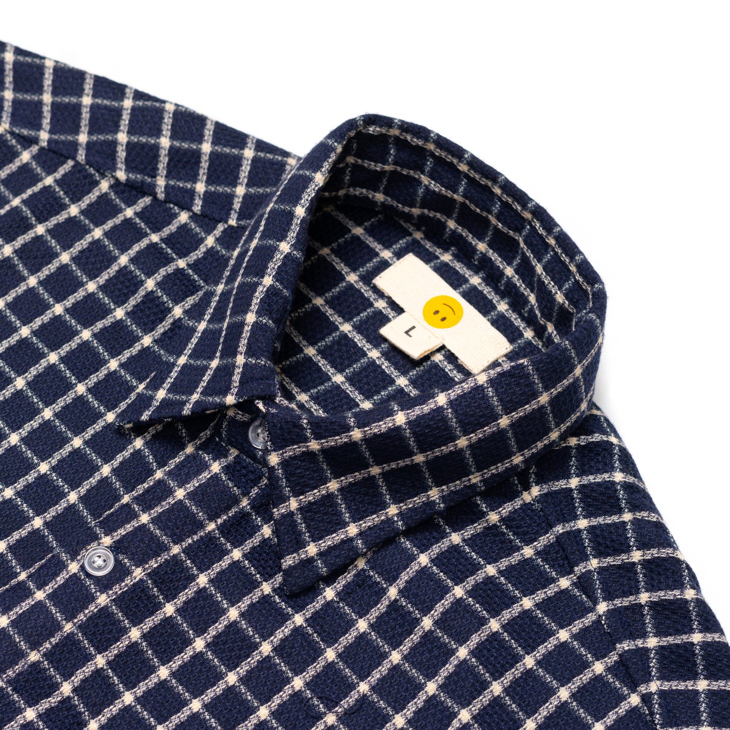 KANGAROO SHIRT CHECKERED NAVY NWOS