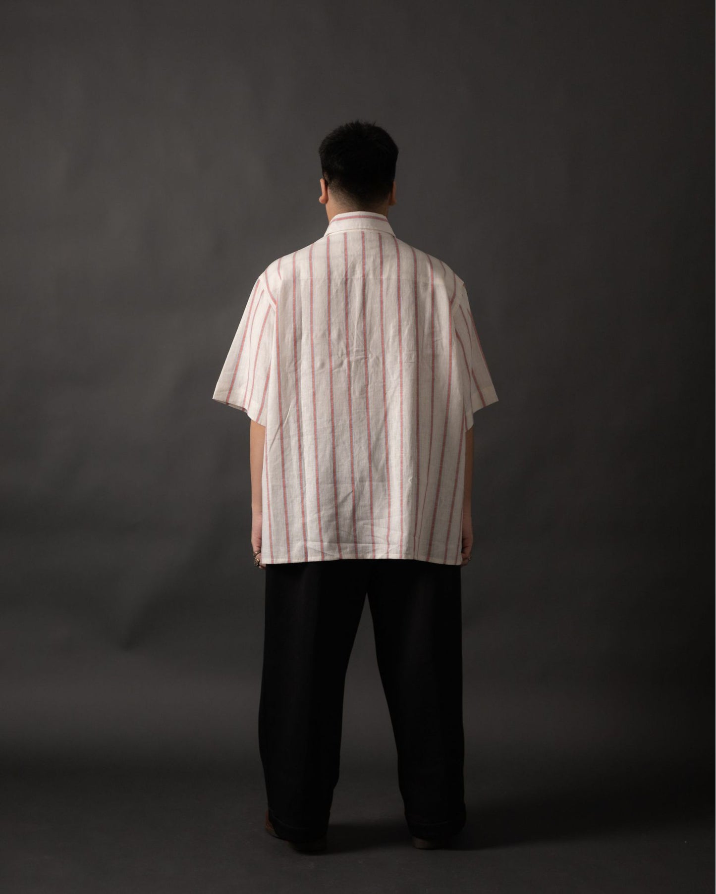 KANGAROO SHIRT LINEN STRIPES TNOI