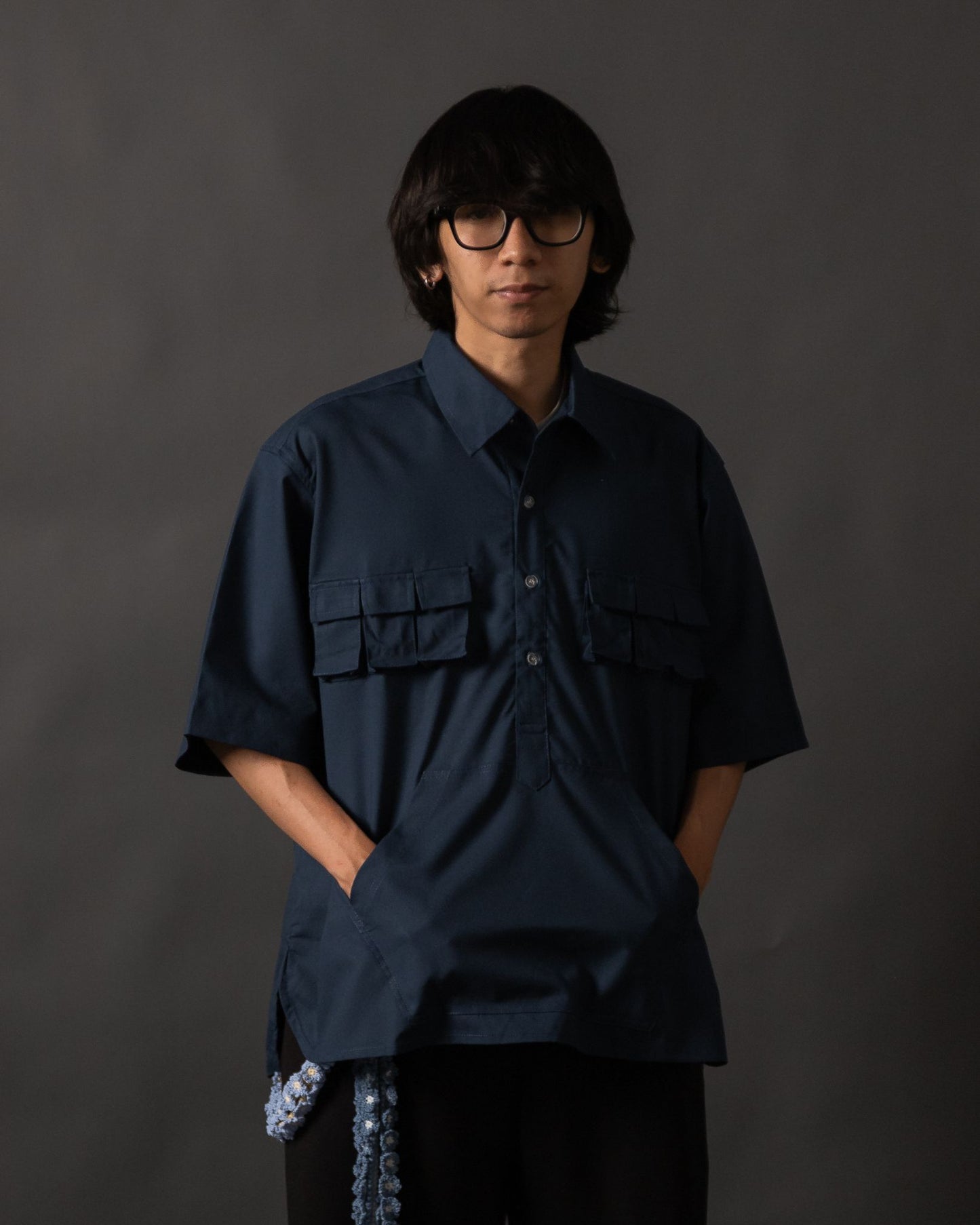 KANGAROO SHIRT NAVY