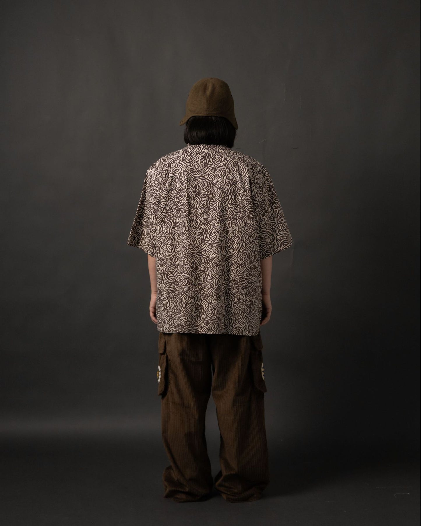 KANGAROO SHIRT PATTERN BROWN TNOI