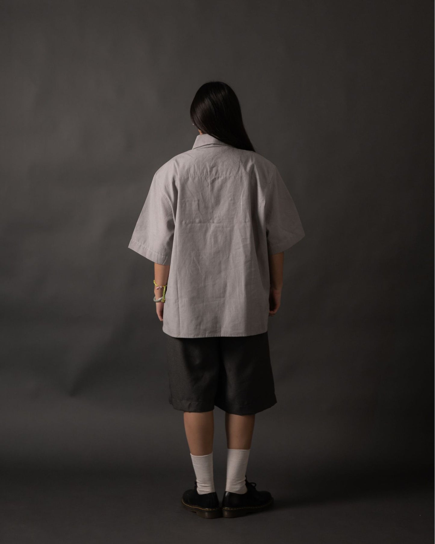 KANGAROO SHIRT STRIPES GRAY TNOI