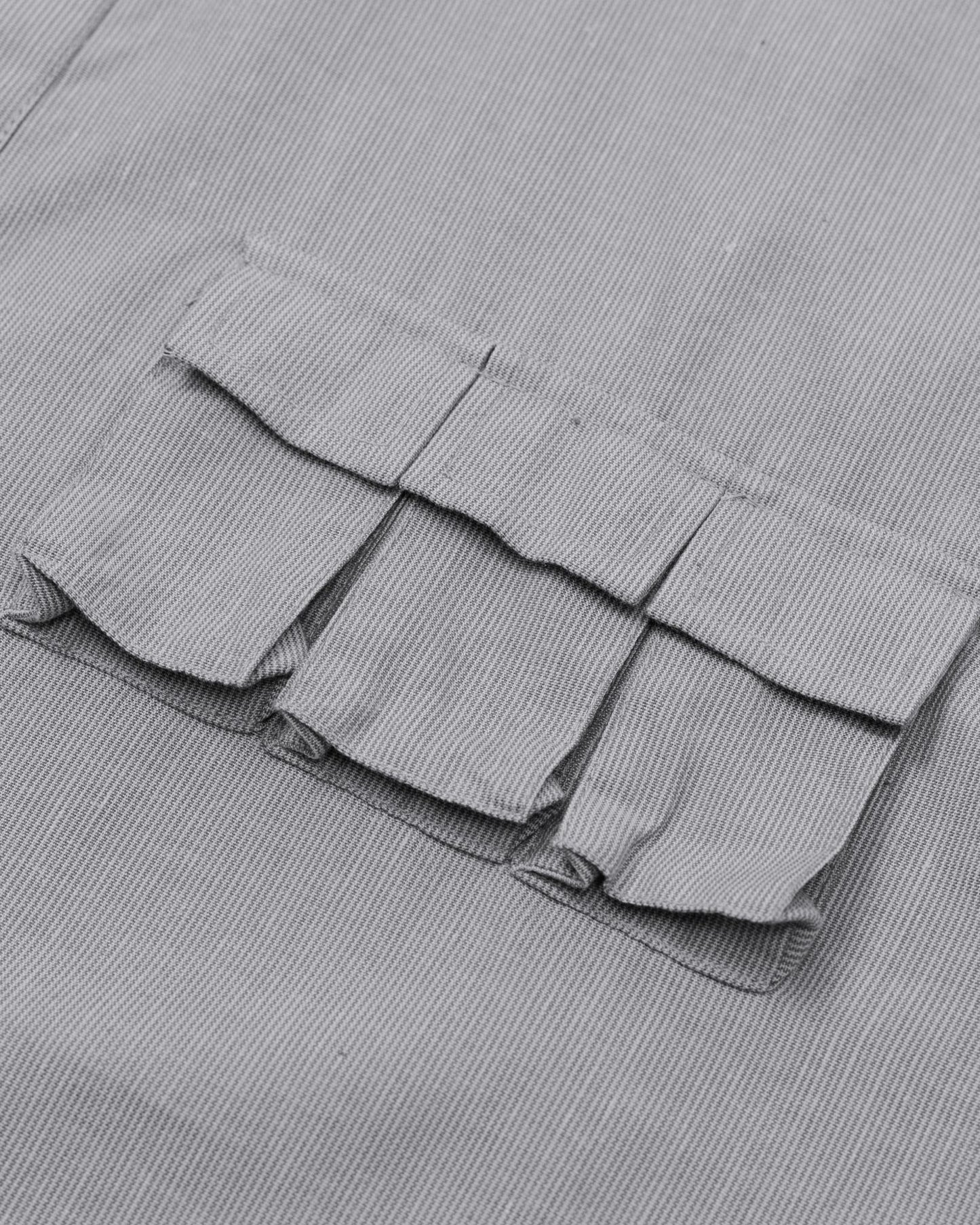 KANGAROO SHIRT STRIPES GRAY TNOI