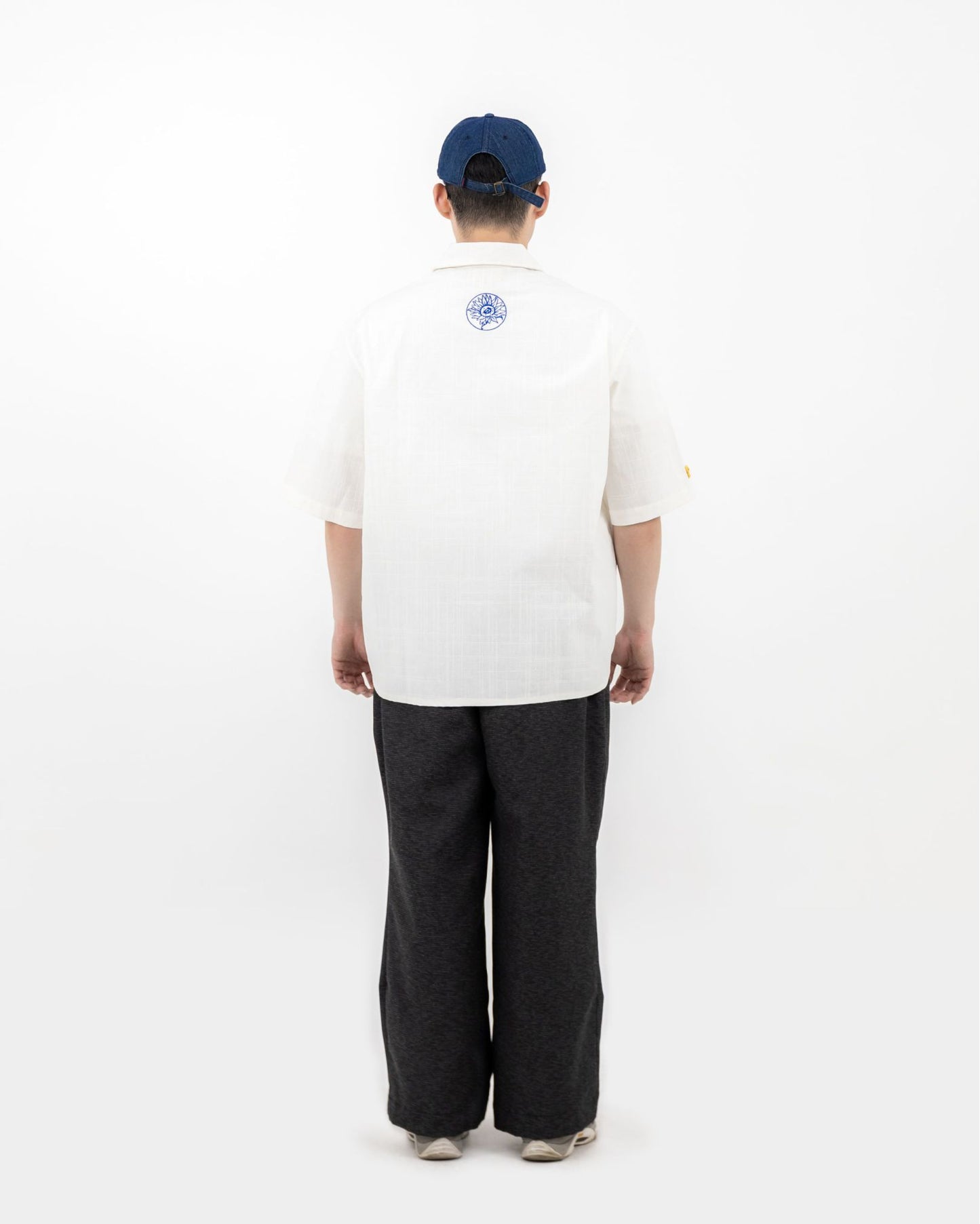 KISA PANTS SEMI-WOOL DARK GRAY