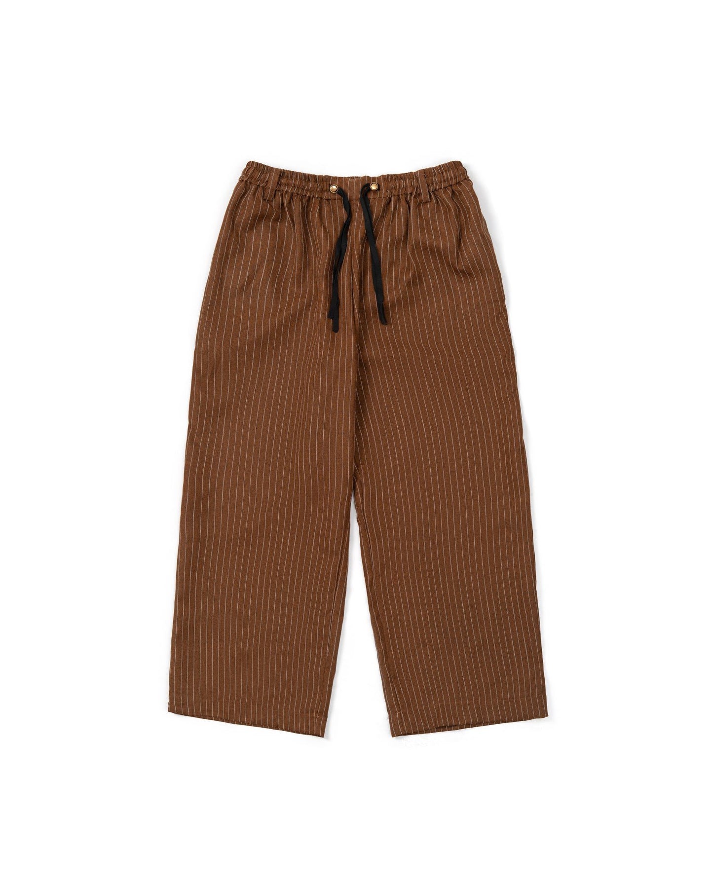 KISA PANTS SEMI WOOL STRIPES BROWN TNOI