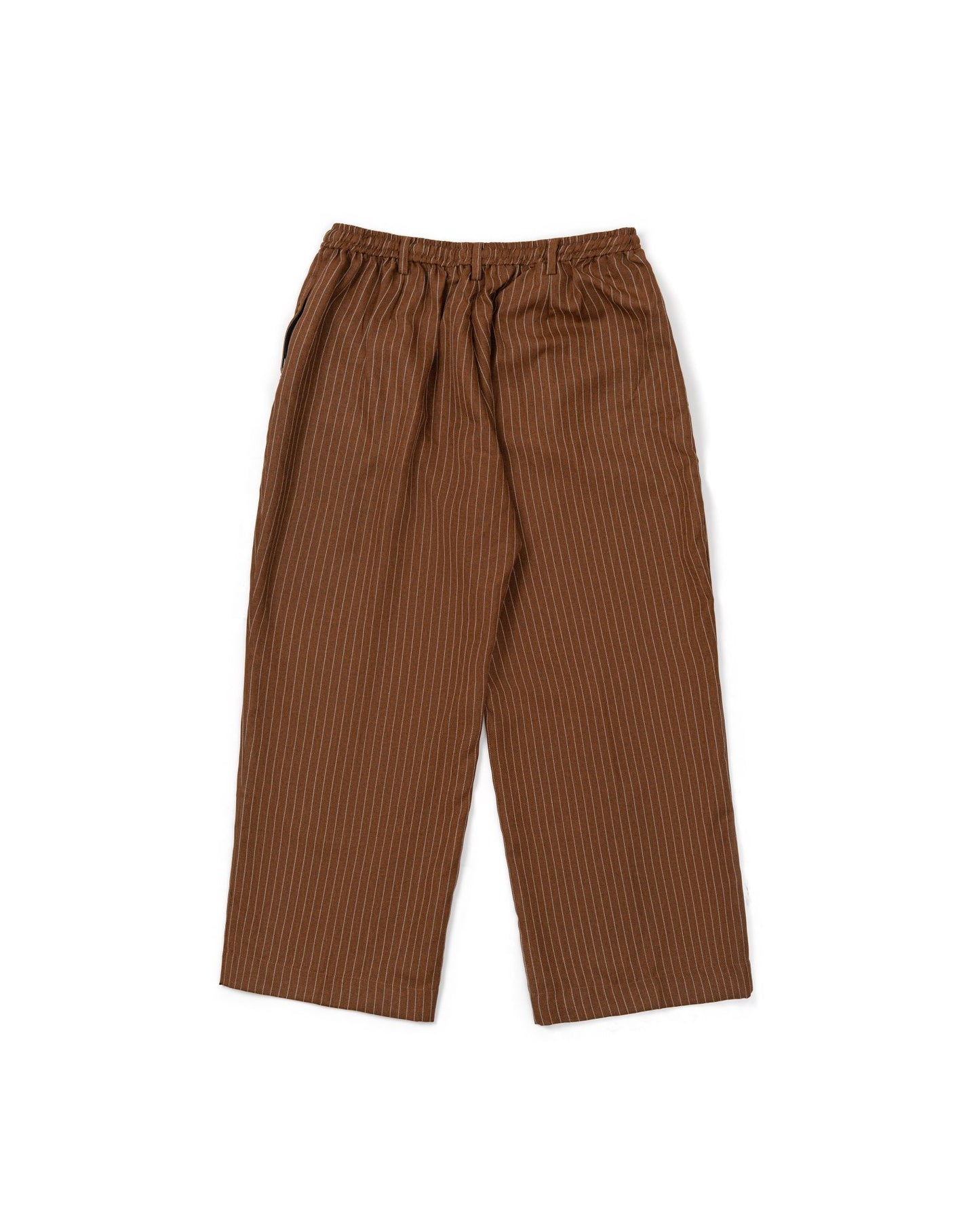 KISA PANTS SEMI WOOL STRIPES BROWN TNOI