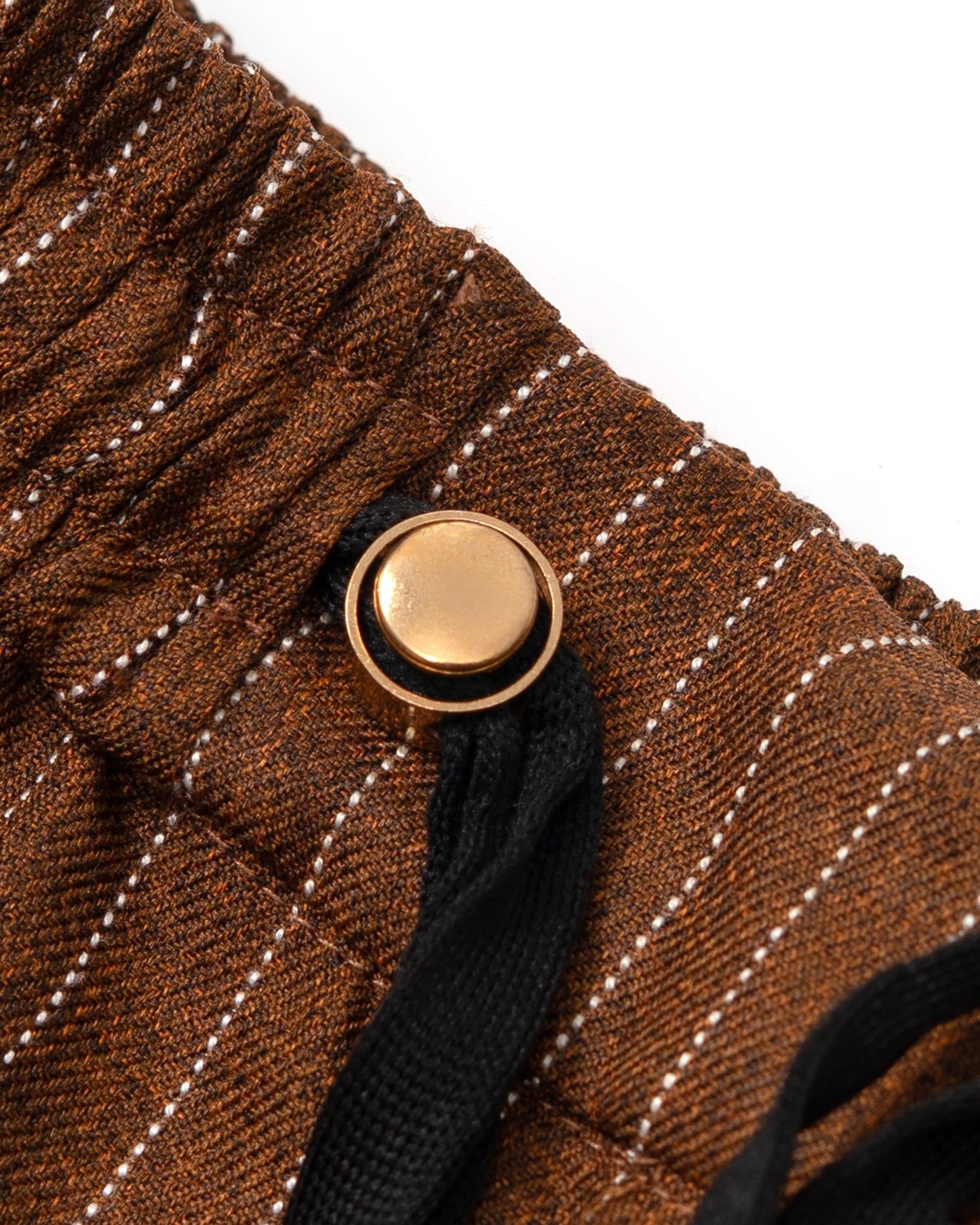 KISA PANTS SEMI WOOL STRIPES BROWN TNOI