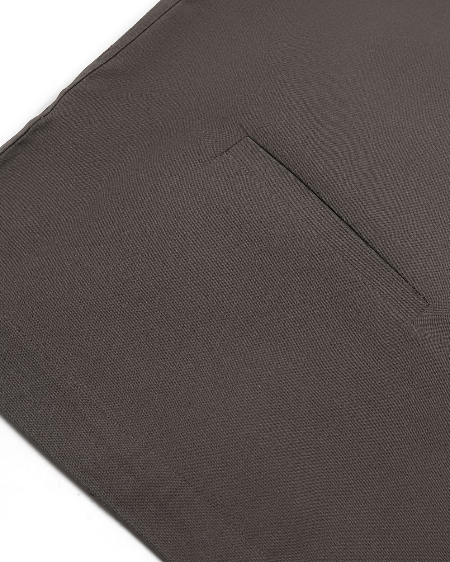 LEJA QUARTER ZIP SHIRT CANVAS DARK GRAY