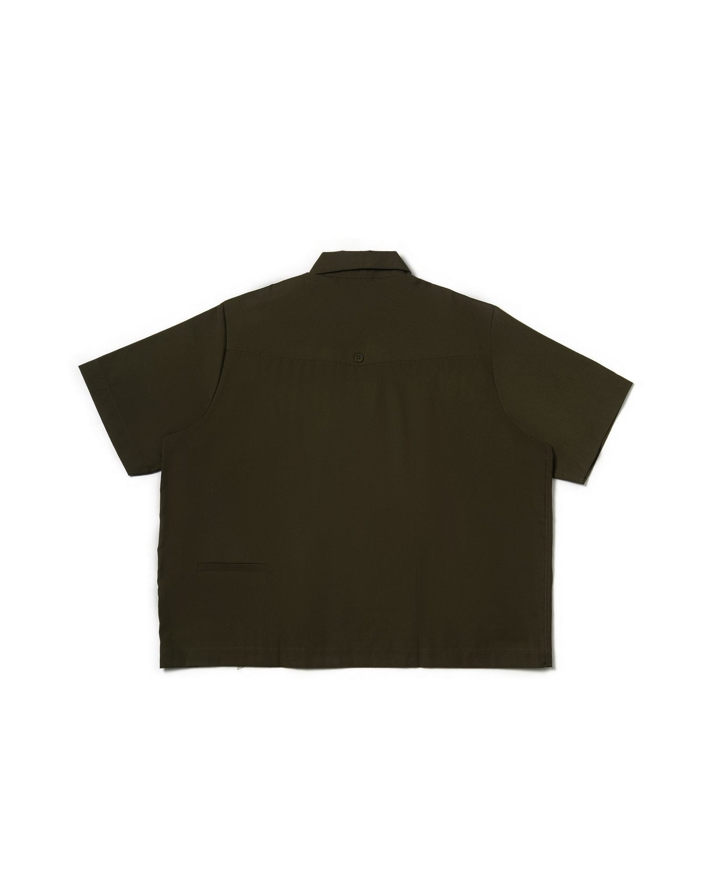 LEJA QUARTER ZIP SHIRT CANVAS OLIVE