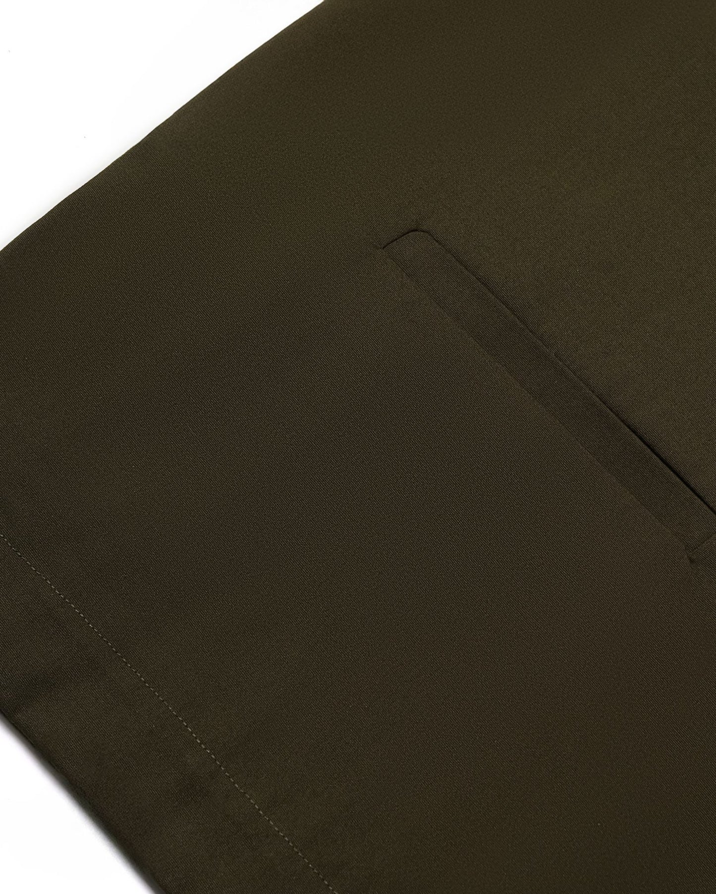 LEJA QUARTER ZIP SHIRT CANVAS OLIVE