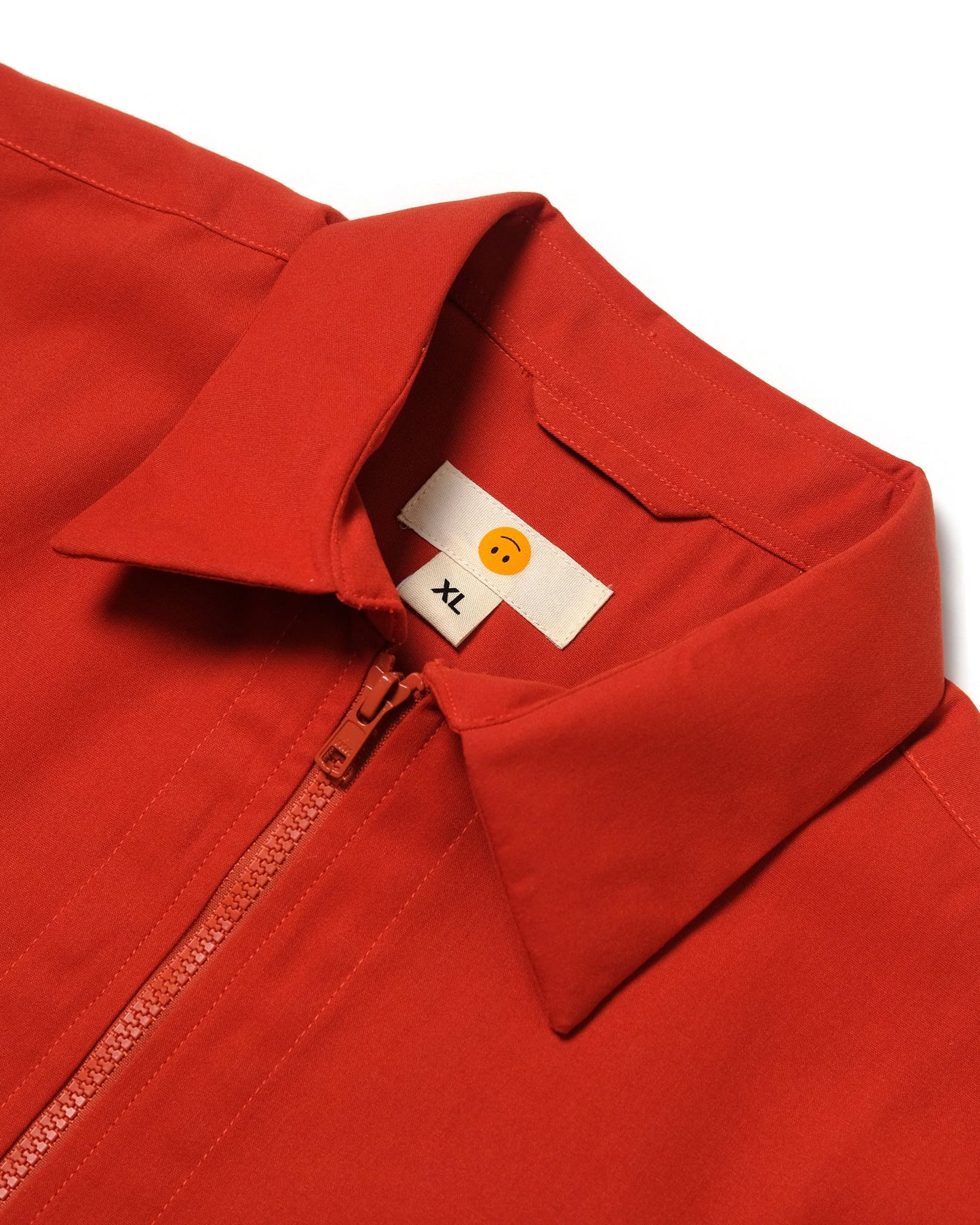 LEJA QUARTER ZIP SHIRT CANVAS SIENNA