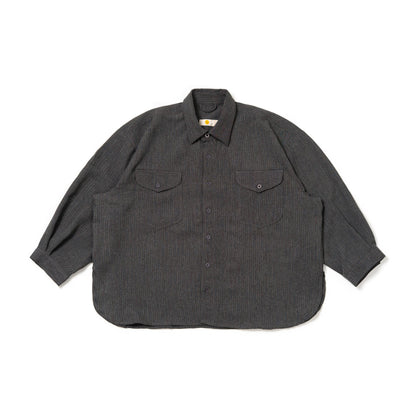 LEDO L/S SHIRT SEMI WOOL GRAY