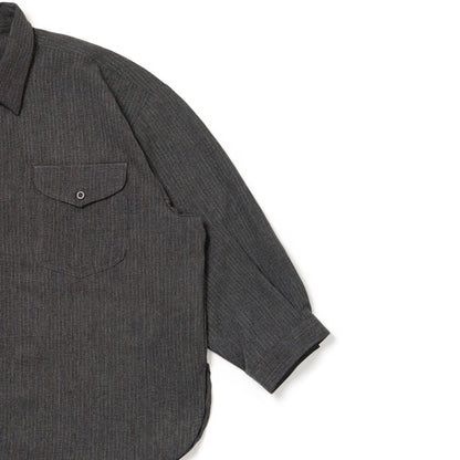 LEDO L/S SHIRT SEMI WOOL GRAY
