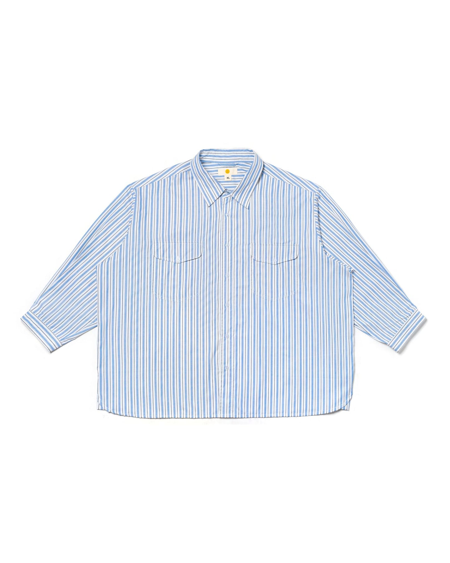 LEDO SHIRT L/S STRIPES BLUE/ WHITE