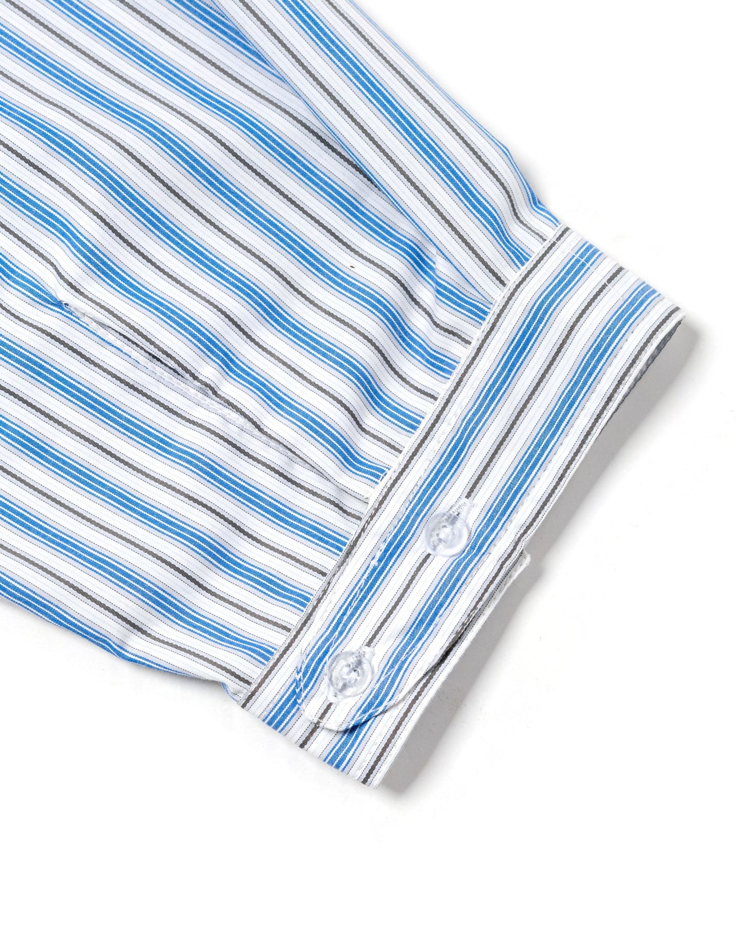 LEDO SHIRT L/S STRIPES BLUE/ WHITE