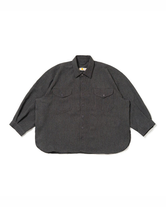 LEDO L/S SHIRT SEMI WOOL GRAY