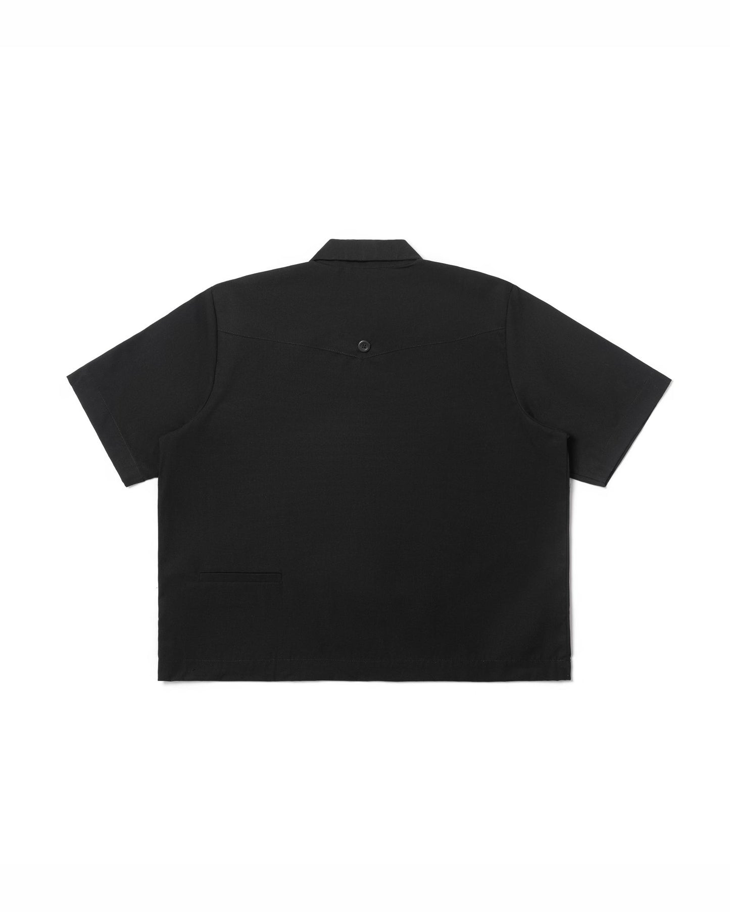 LEJA QUARTER ZIP SHIRT BLACK