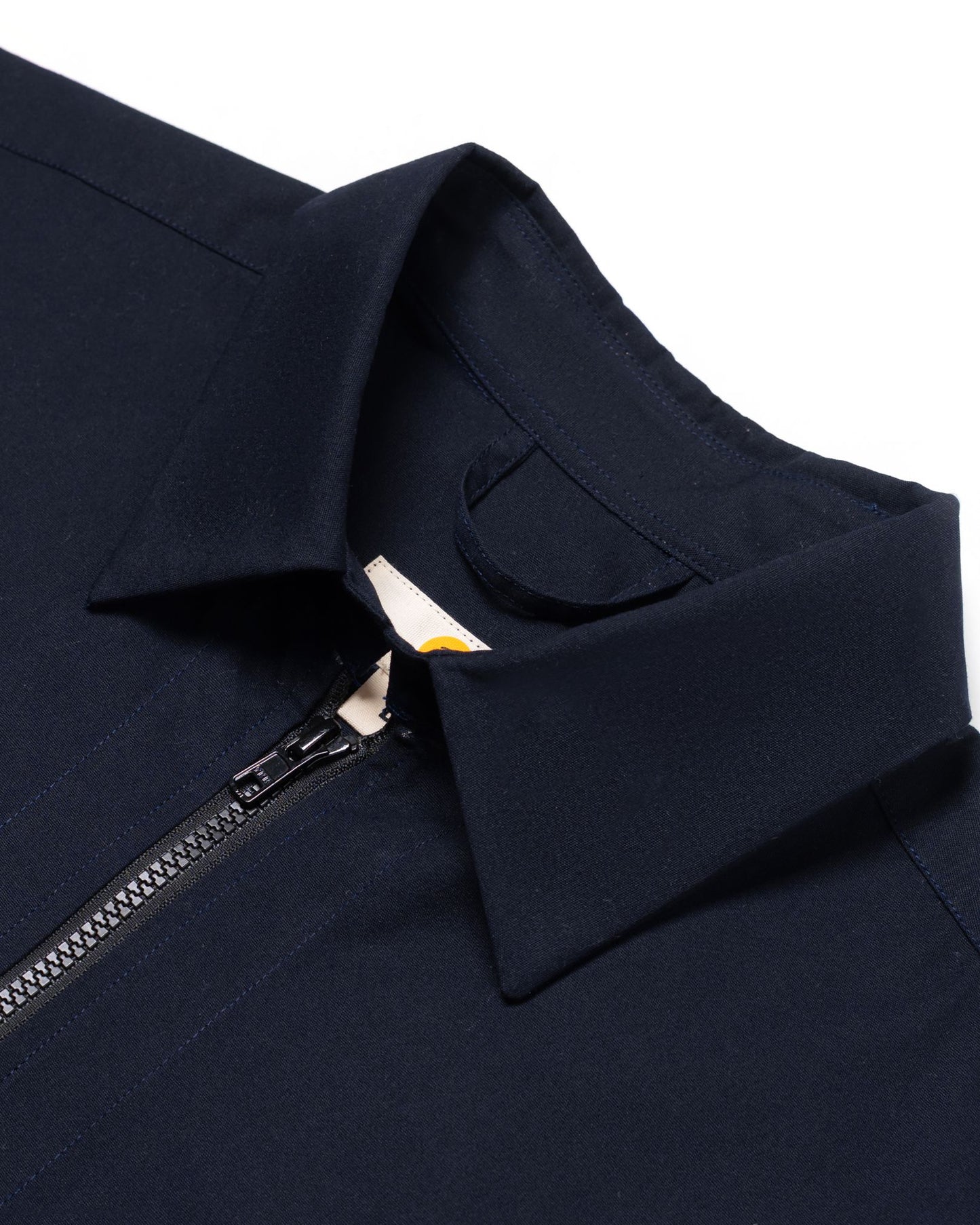 LEJA QUARTER ZIP SHIRT NAVY