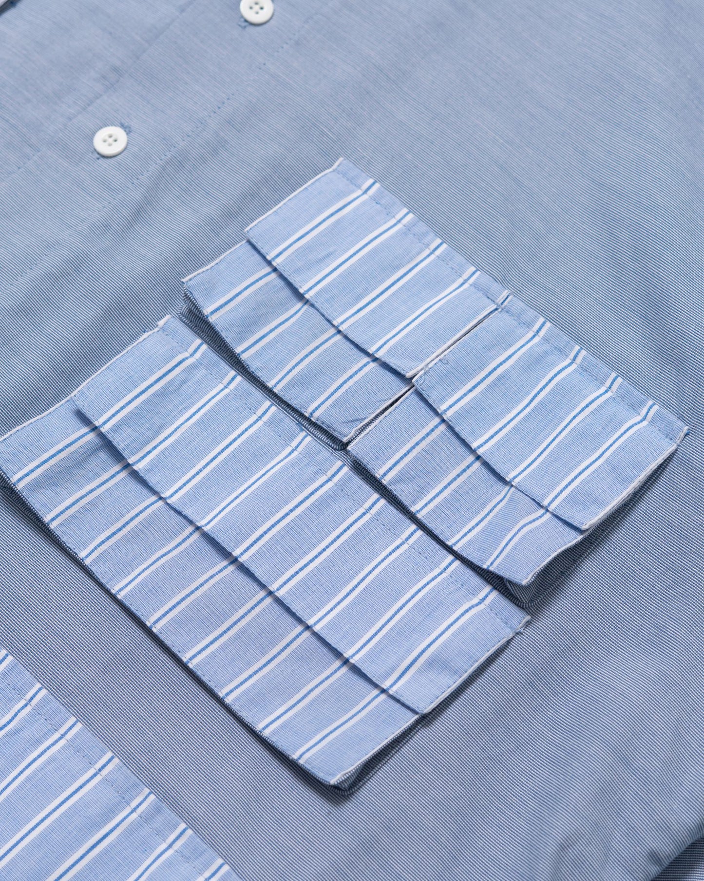 LEPA SHIRT L/S HAIRLINE STRIPES BLUE