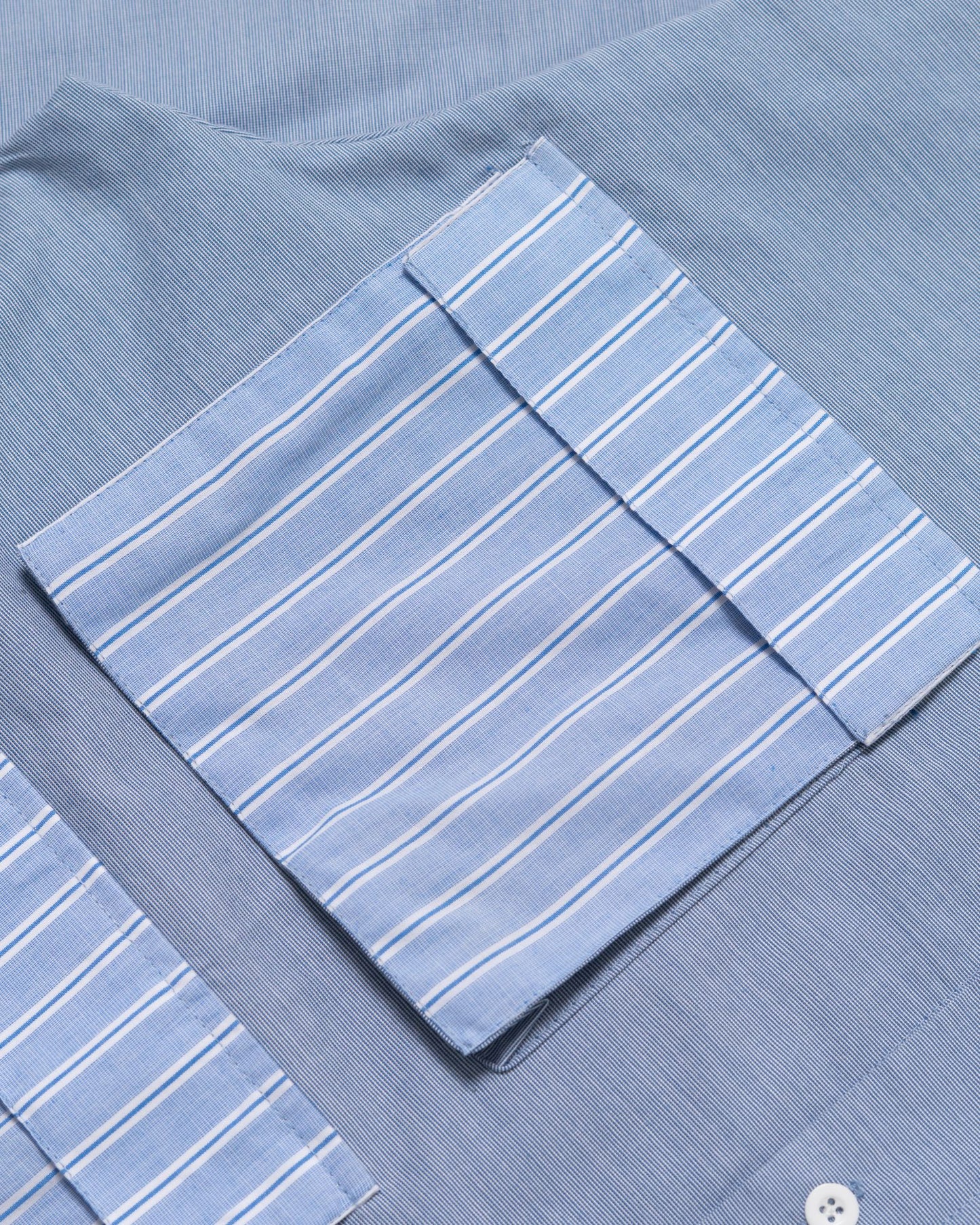 LEPA SHIRT L/S HAIRLINE STRIPES BLUE