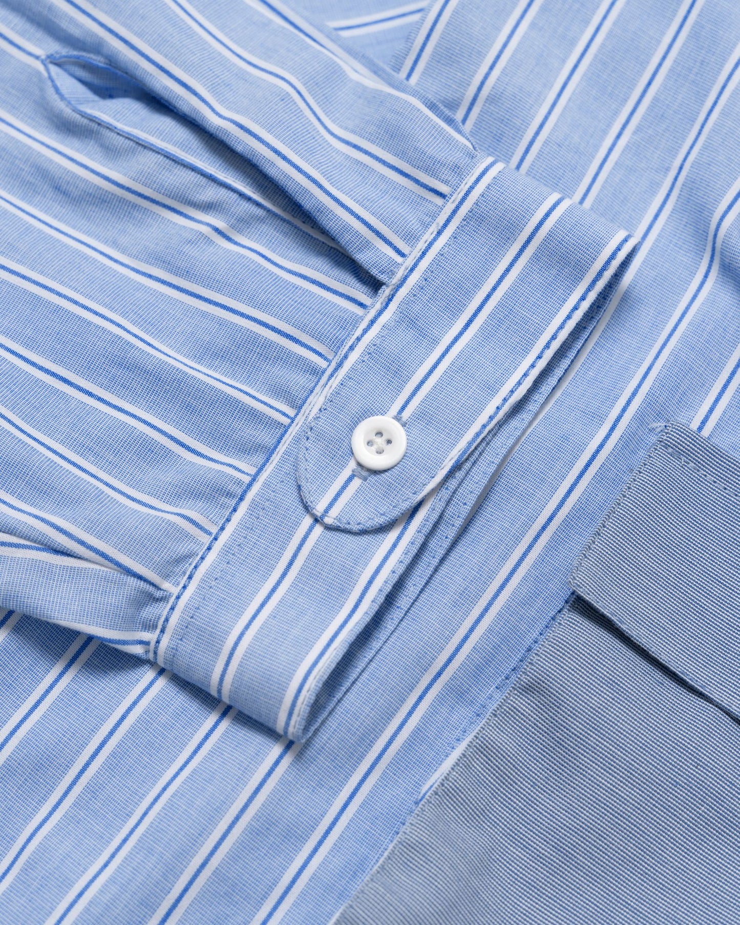 LEPA SHIRT L/S STRIPES BLUE