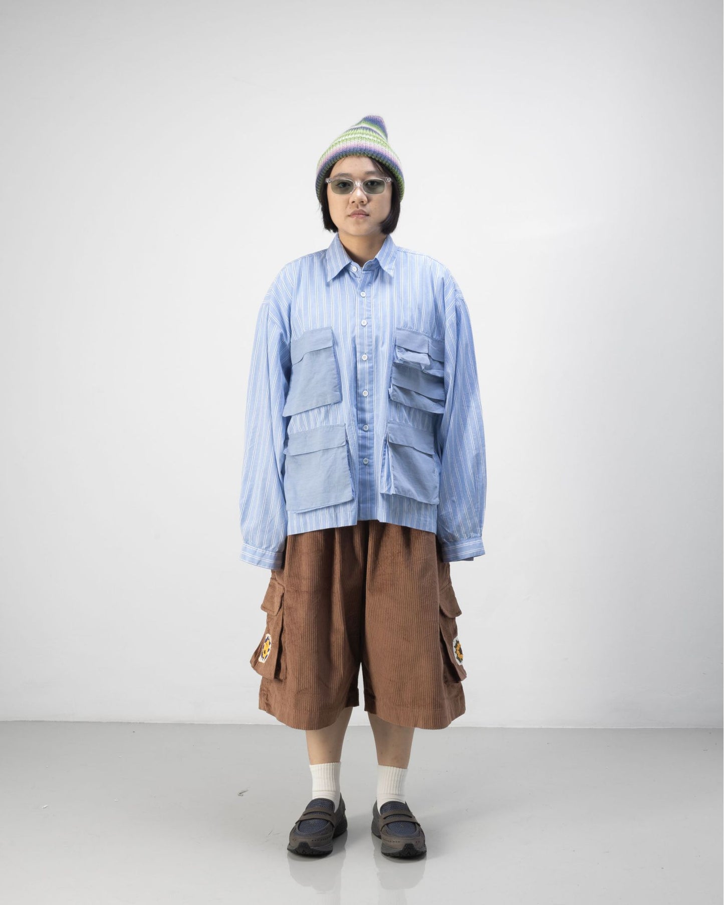 LEPA SHIRT L/S STRIPES BLUE