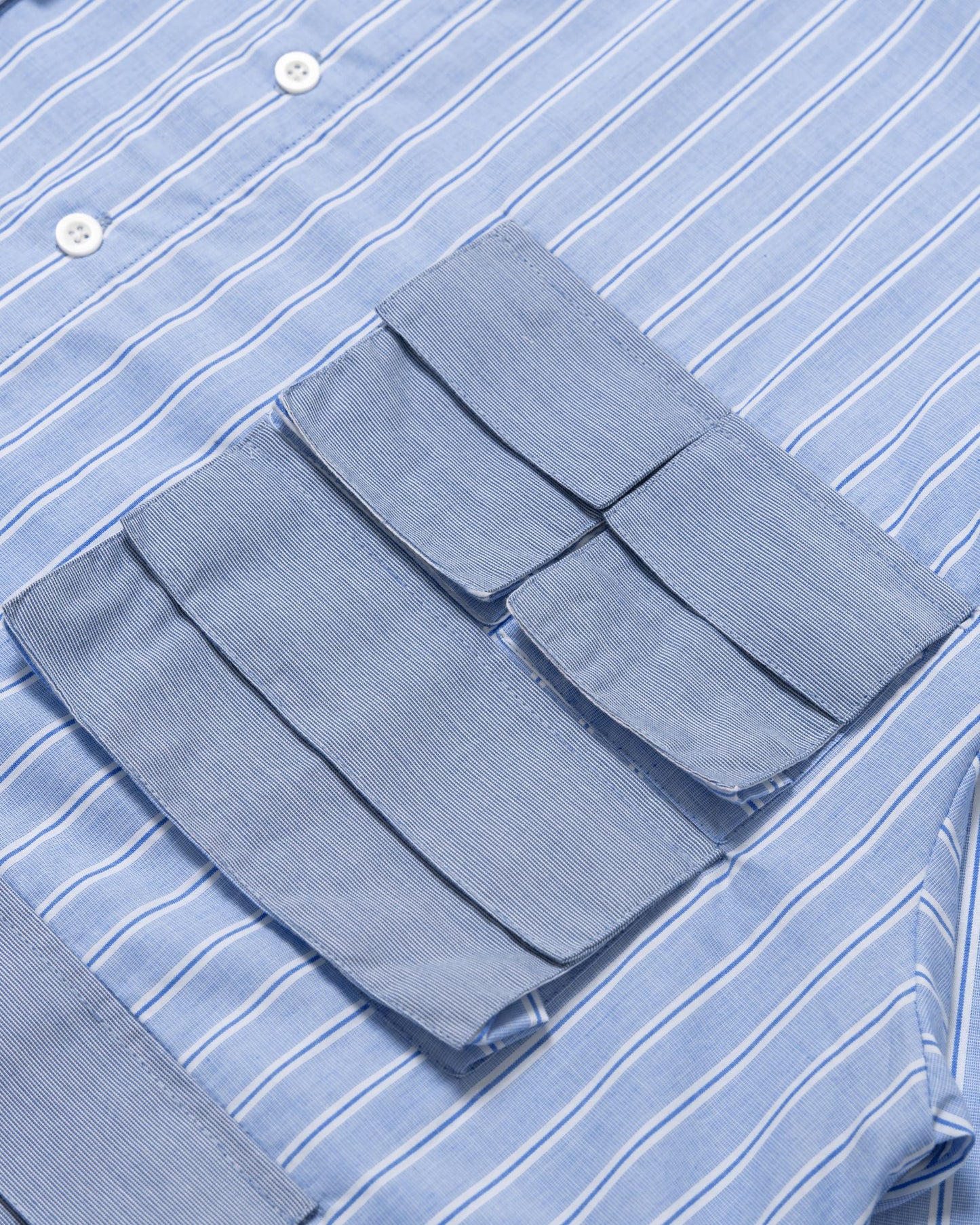 LEPA SHIRT L/S STRIPES BLUE
