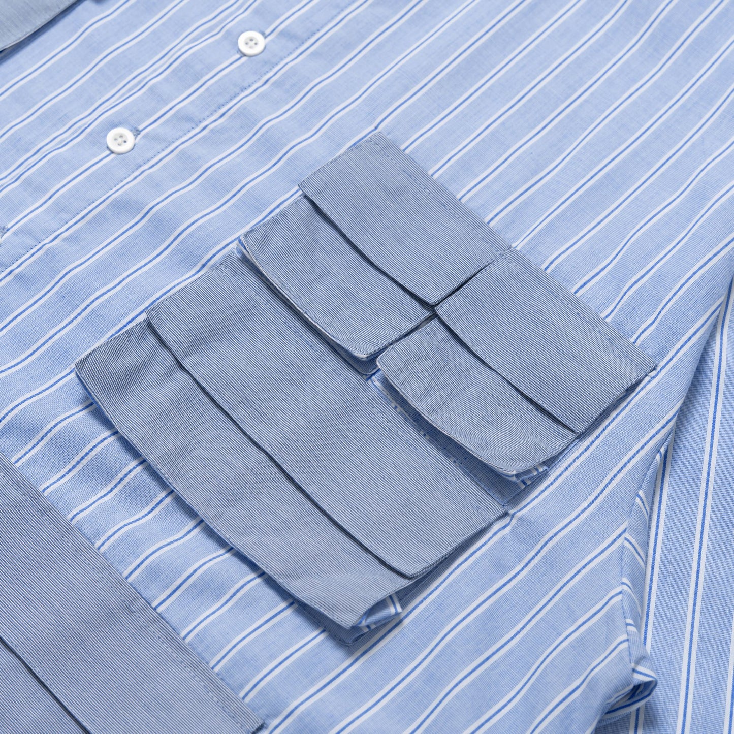 LEPA SHIRT L/S STRIPES BLUE