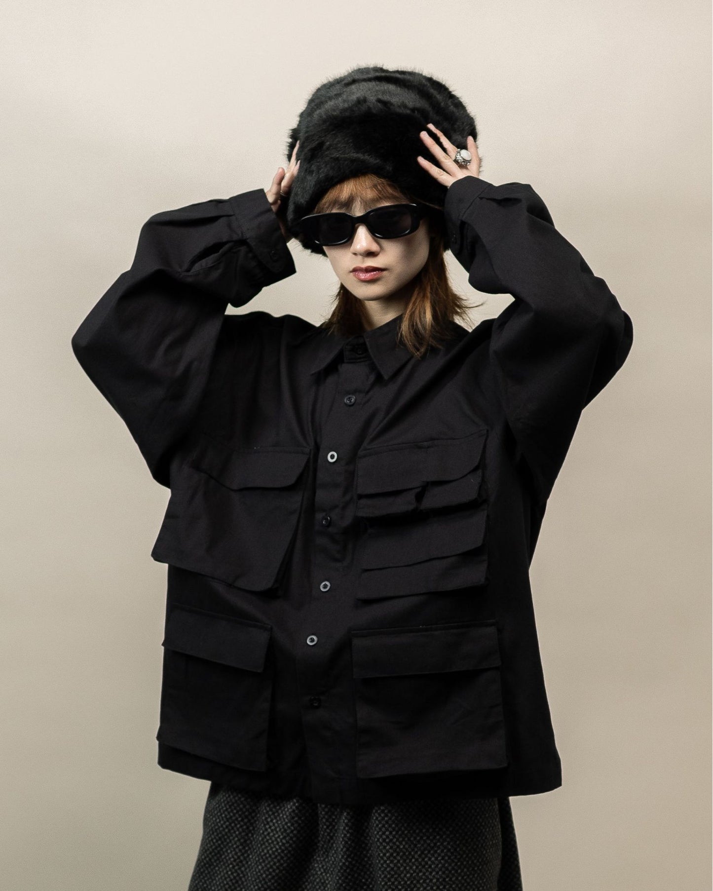LEPA SHIRT L/S BLACK‎