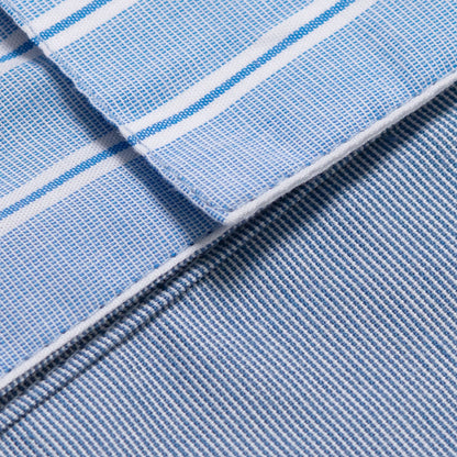 LEPA SHIRT L/S HAIRLINE STRIPES BLUE