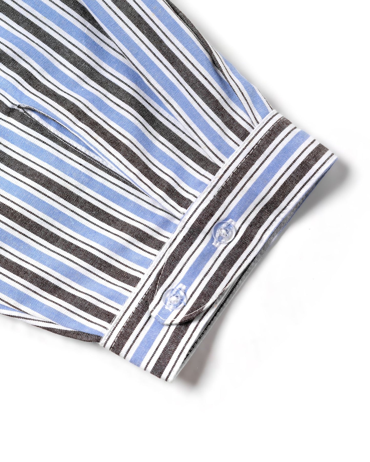 LEPA SHIRT L/S STRIPES BLUE/ BLACK