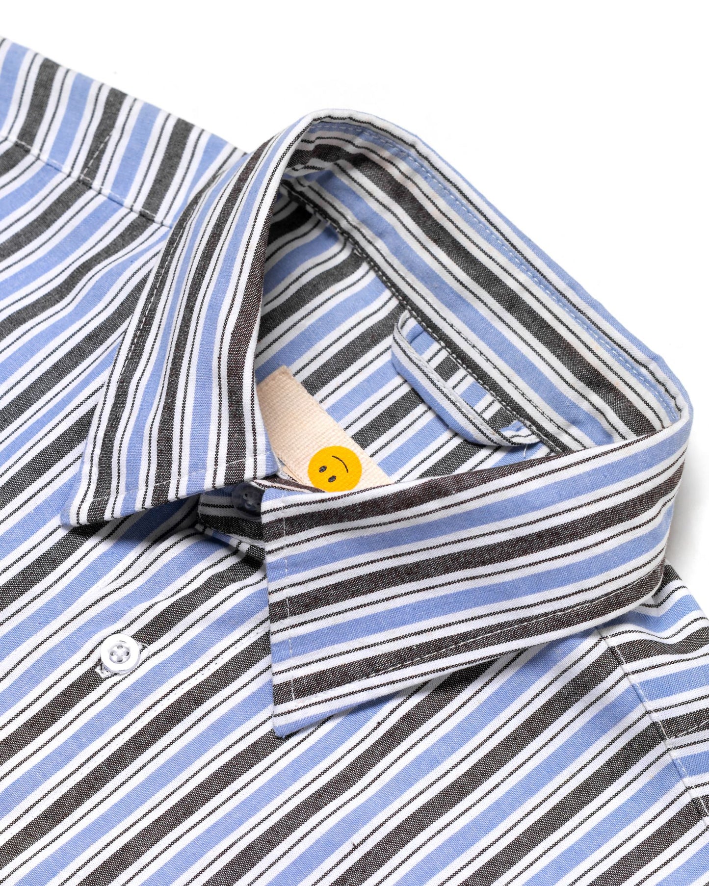 LEPA SHIRT L/S STRIPES BLUE/ BLACK