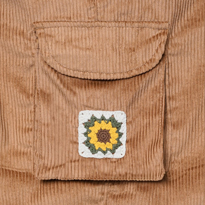 CARGO SHORTS CORDUROY LIGHT BROWN