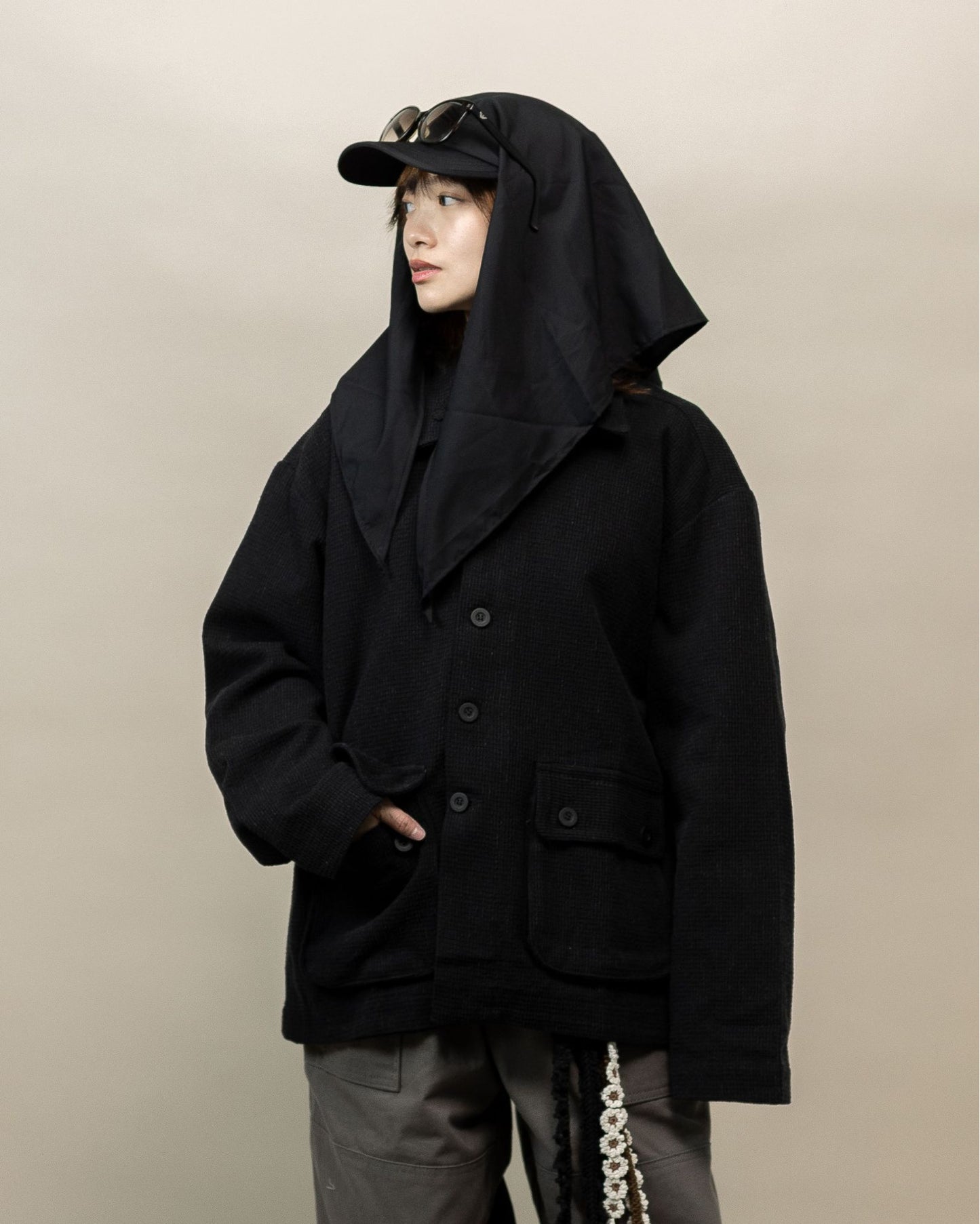 MEIDAIMAE JACKET BLACK‎ ‎ ‎