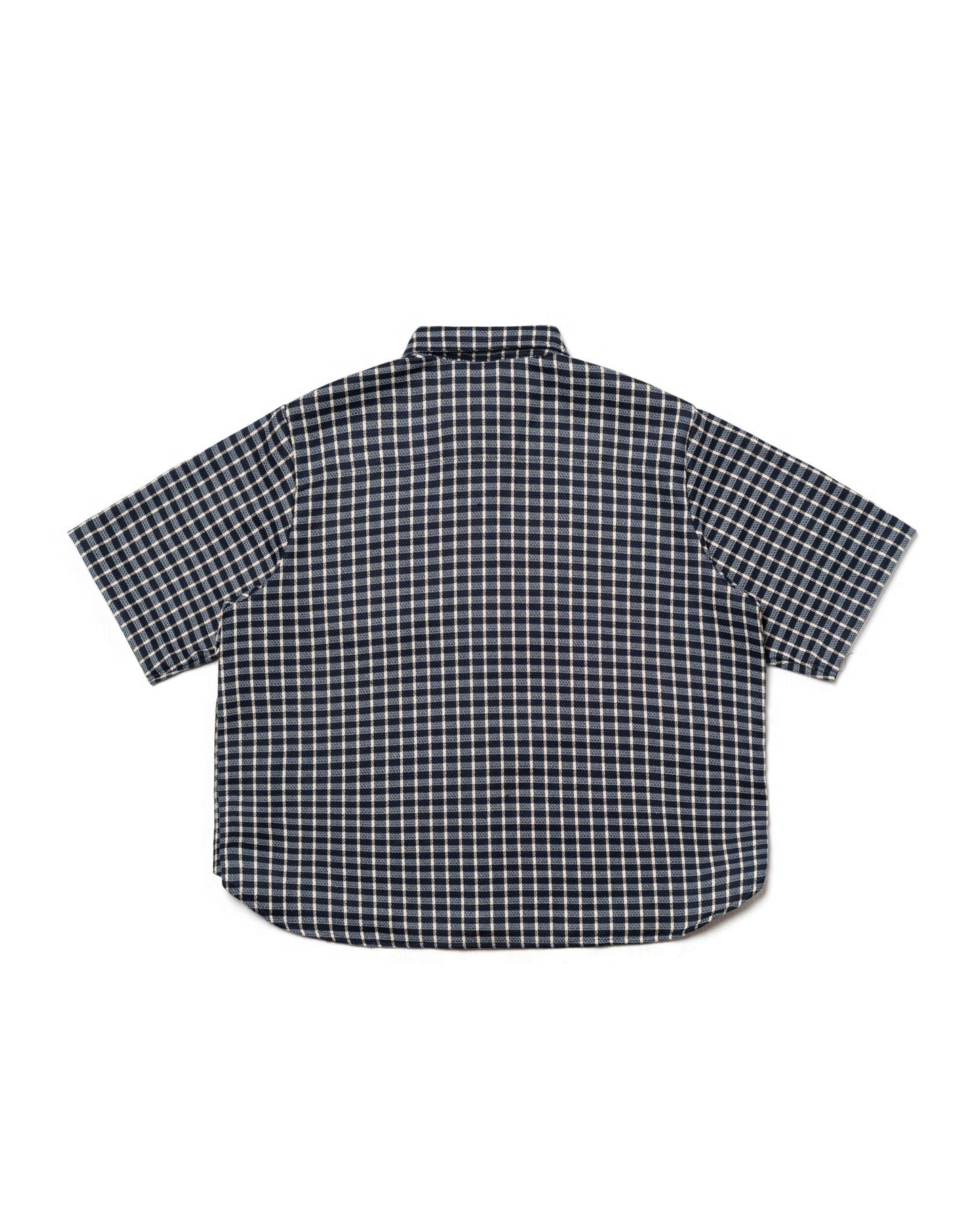 NAKANO SHIRT CHECKERED NAVY